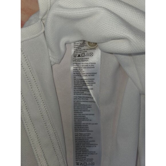 Tommy Bahama IslandZone Supima Cotton Mens Polo XXL White - Picture 6 of 7